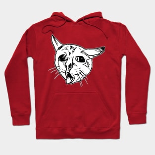 Ugly Coughing Cat Meme Hoodie